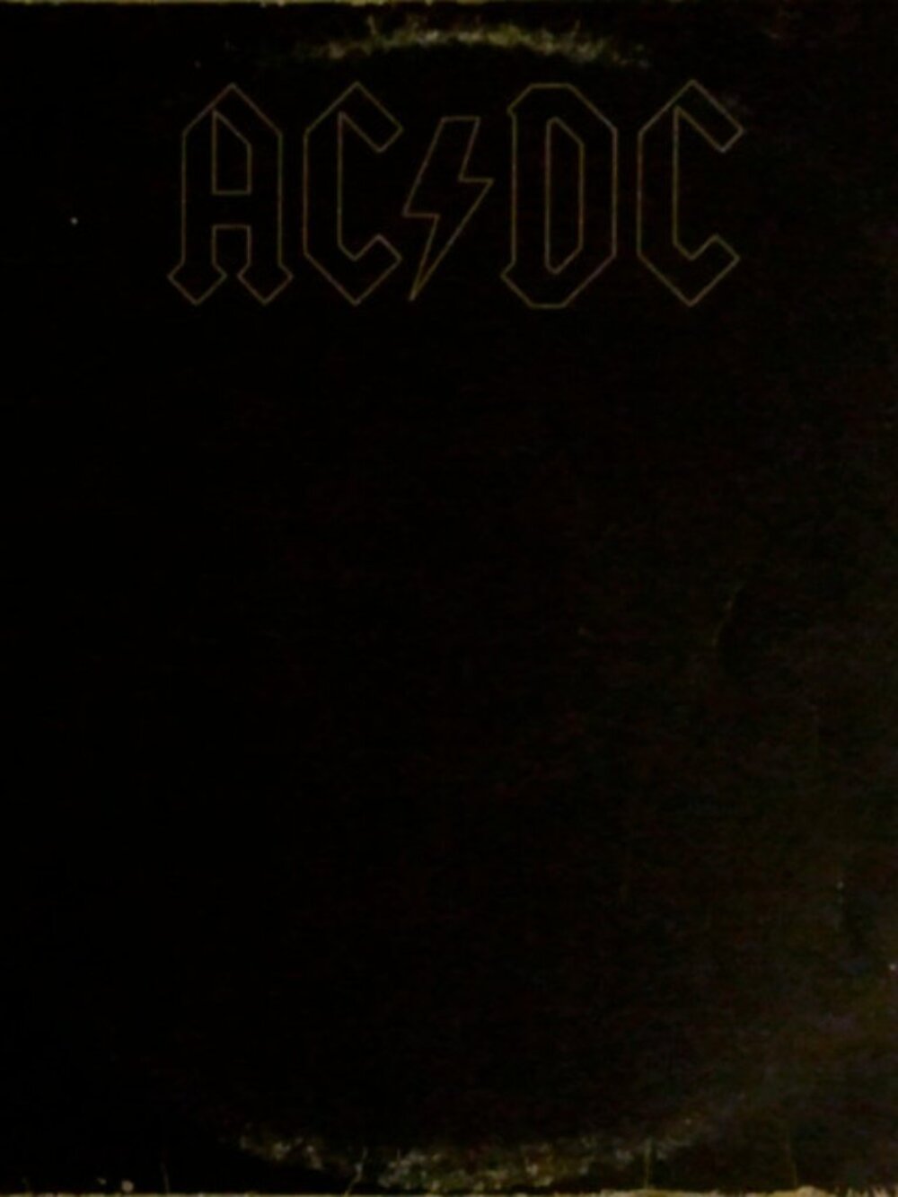 LP AC/DC – Back In Black 	(XSD 16018)	(VG/VG)